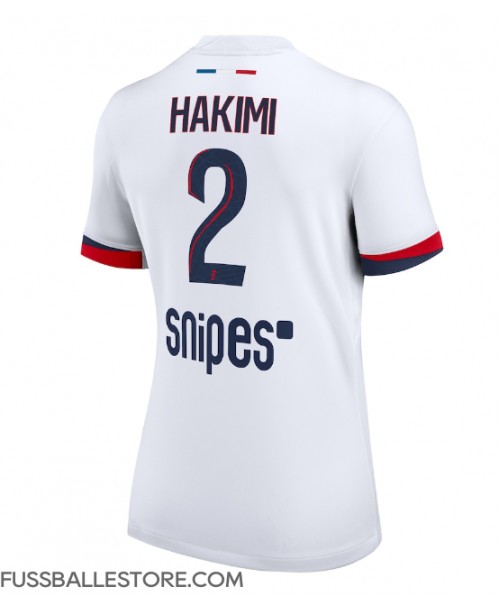 Günstige Paris Saint-Germain Achraf Hakimi #2 Auswärtstrikot Damen 2025-26 Kurzarm Günstige Paris Saint-Germain Achraf Hakimi #2 Auswärtstrikot Damen 2025-26 Kurzarm